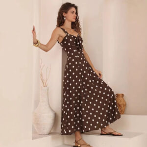 New Polka-dot Slim-fit Elegant Vintage French-style Dress