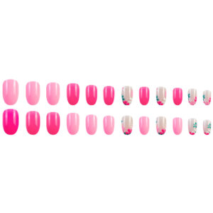 Womens Floral Fashionable And Creative Nail Art Tips
