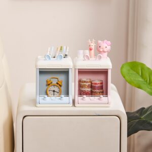 Multifunctional Desk Pen Holder And Storage Box For Students