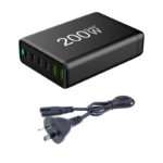 200W GaN Charger USB-C Type C PD Fast Charging Station For Ipad