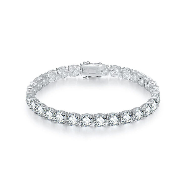New Tennis Bracelet With Moissanite Fully Set