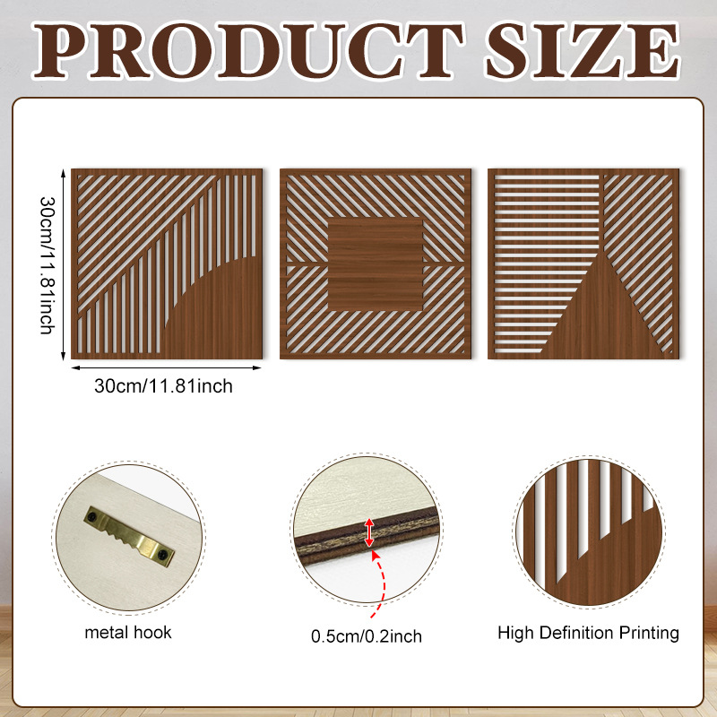 Household Wooden Craft Wall Decoration - Image 57