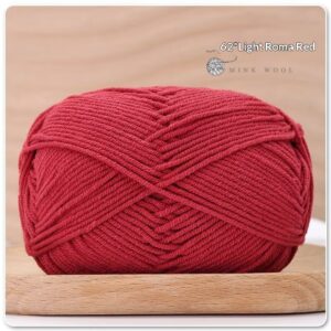 4-ply Combed Milk Cotton Yarn Ball For Dolls Blankets And Hair Clips Suitable For Crochet