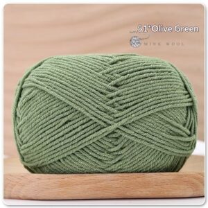 4-ply Combed Milk Cotton Yarn Ball For Dolls Blankets And Hair Clips Suitable For Crochet