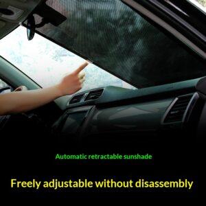 Car Sunshade Automatic Retractable Sun Visor