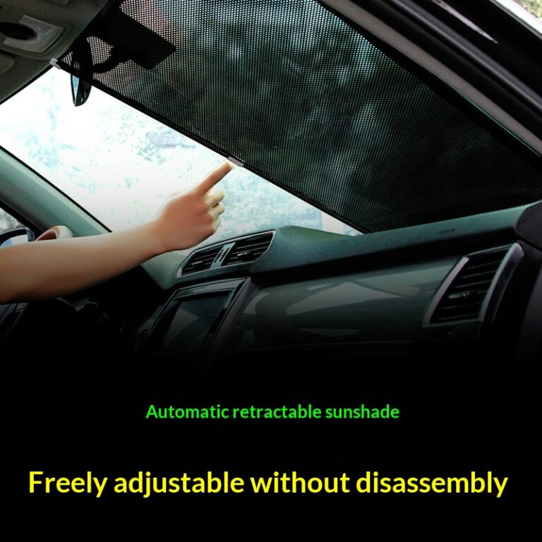 Car Sunshade Automatic Retractable Sun Visor