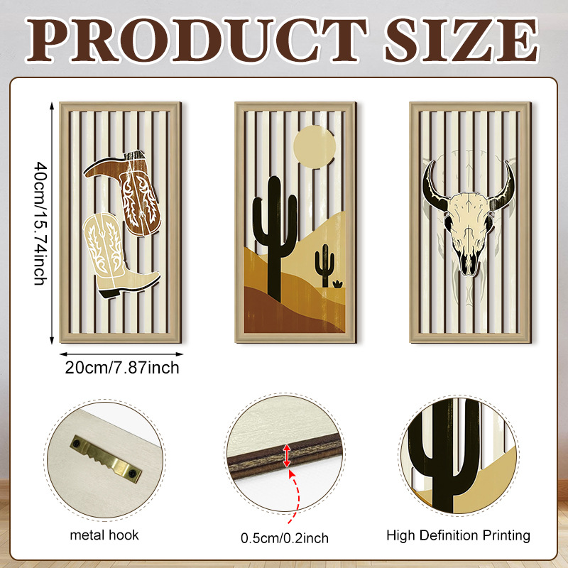 Household Wooden Craft Wall Decoration - Image 65