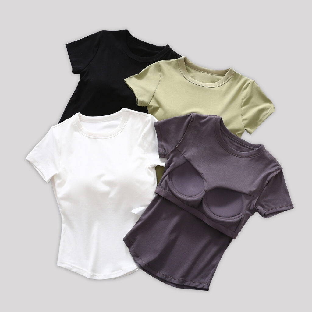 Base Layer Top With Built-in Padded Cups
