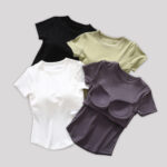 Base Layer Top With Built-in Padded Cups