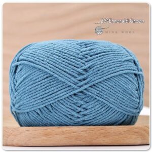 4-ply Combed Milk Cotton Yarn Ball For Dolls Blankets And Hair Clips Suitable For Crochet