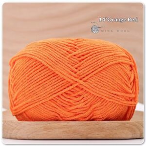4-ply Combed Milk Cotton Yarn Ball For Dolls Blankets And Hair Clips Suitable For Crochet