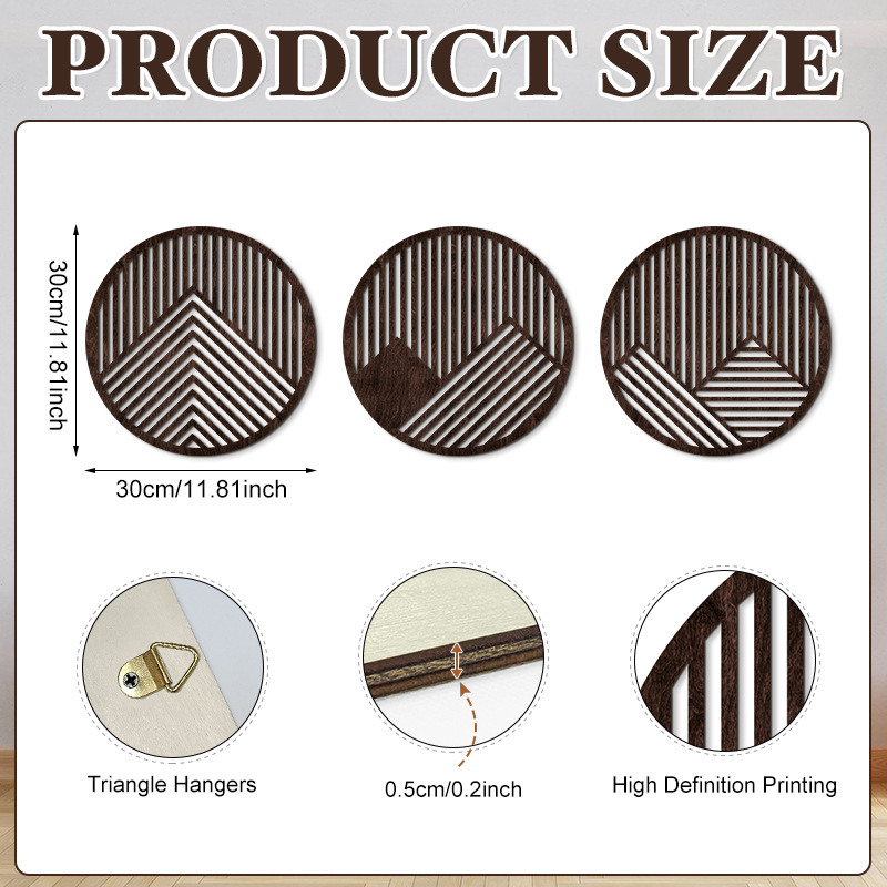 Household Wooden Craft Wall Decoration - Image 79