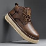 Retro Mid-top Boots Mens Casual