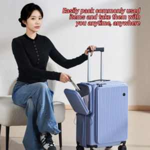 New 20 Inch,24 Inch Luggage Compartment, Large Deep Cabin Luggage Compartment, Side Opening Luggage Compartment, Luggage Rack With Pull Rod, Universal Silent Wheels, Password Box Travel Luggage
