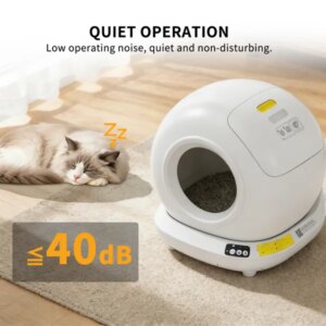 Fully Automatic Cat Litter Box -365 Days Without Needing To Scoop, Extremely Clean, Enjoying Intelligent Pet Care Life