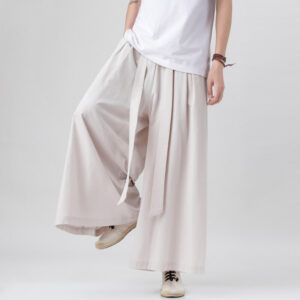 Mens Wide-leg Pants Trendy And Versatile For Summer