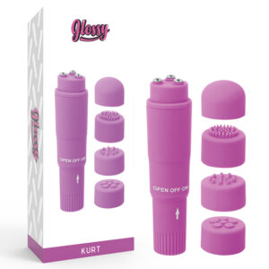 GLOSSY – KURT POCKET MASSAGER PURPLE