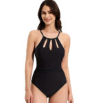 Womens Sophisticated Backless One-piece Swimsuit