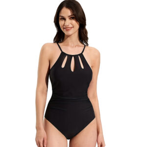 Womens Sophisticated Backless One-piece Swimsuit