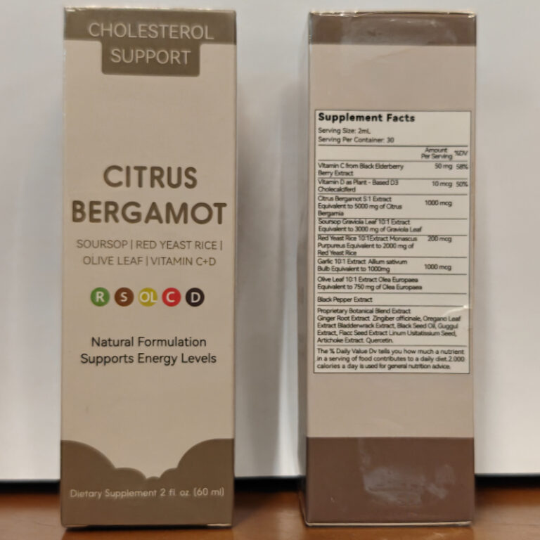 Citrus Bergamot Cholesterol Support Liquid Drops