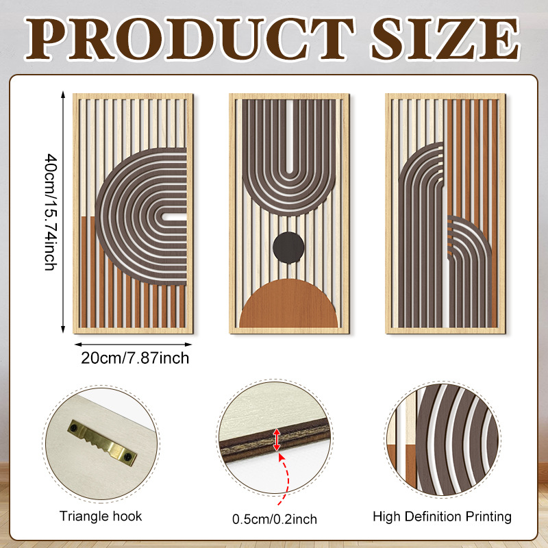 Household Wooden Craft Wall Decoration - Image 16