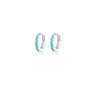 Simple Color Zircon Ear Ring Girl
