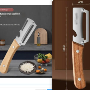 Stainless Steel Onion-Shredding Tool Household Multifunctional Vegetable Cutter
