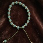 New Chinese-style Green Dongling Natural Stone Bracelet