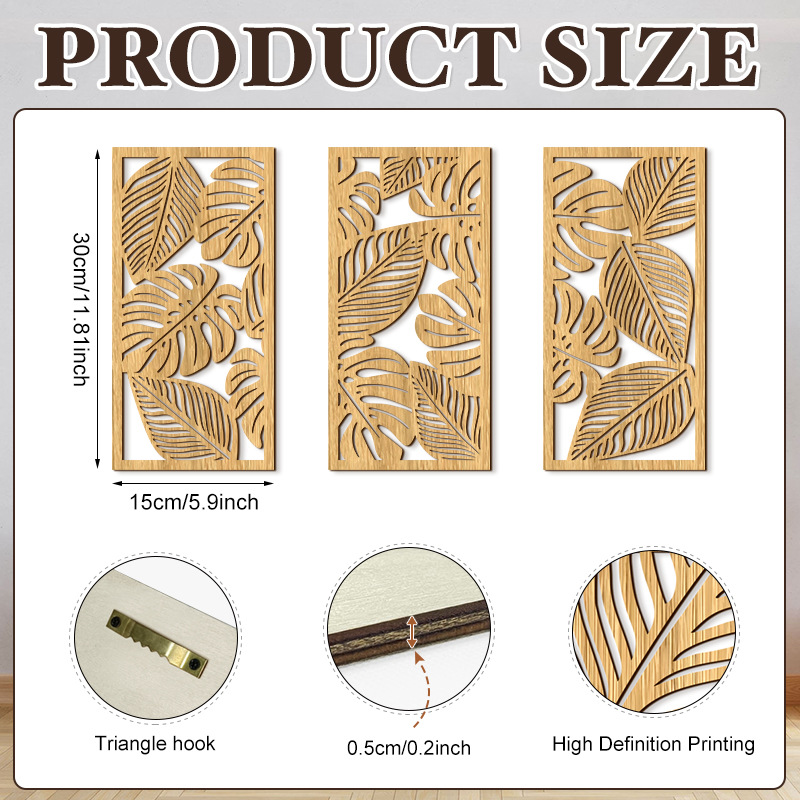Household Wooden Craft Wall Decoration - Image 37