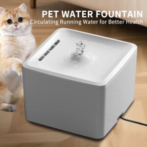 Square Pet Water Dispenser, Silent Circulating Water, Multi-layer Filtration, Clean And Hygienic, Allowing Cats And Dogs To Drink With Peace Of Mind All Day Long