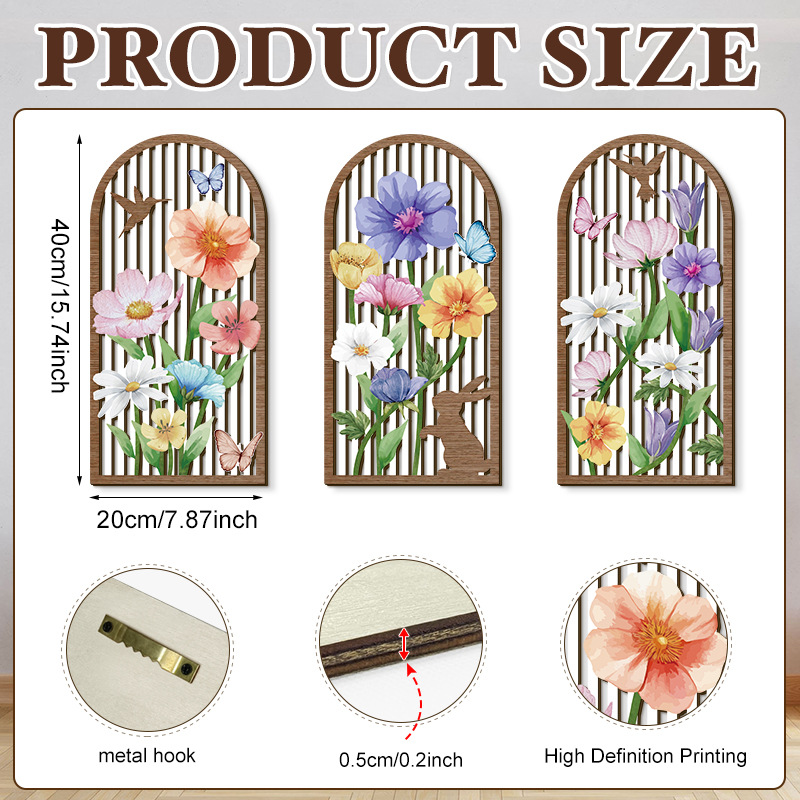 Household Wooden Craft Wall Decoration - Image 10
