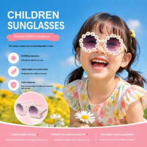 Cute Flower-Shaped Sun-Protective Sunglasses For Children