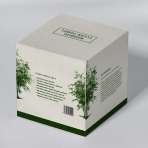 Boxed Bamboo-fiber Disposable Face Towels