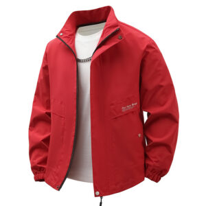 Mens Casual Springautumn Stand Collar Jacket