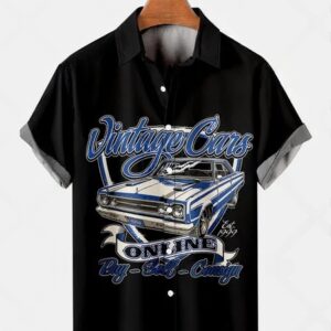 Men's 3D Digital Printing Short-sleeved Shirt