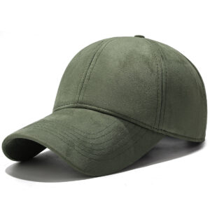 Winter Fleece-Lined Warm Plain Baseball Cap Sheepskin Fleece