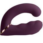 PRETTY LOVE - THUNDERBIRD DOUBLE STRAP-ON VIBRATOR REMOTE CONTROL PURPLE