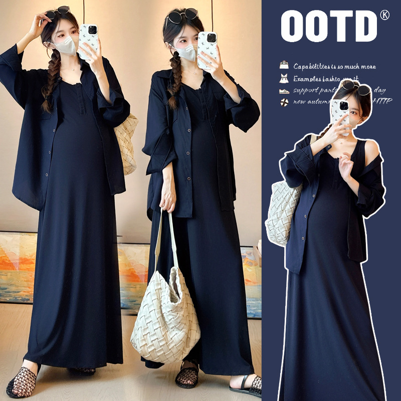 Plus-size Casual Dress Set