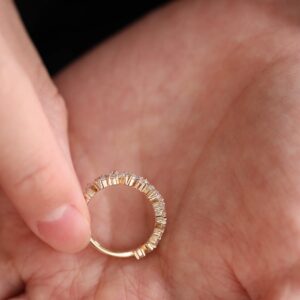 Silver Minimalist Personalized Womens Ring