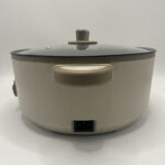 Electric Slow Cooker Glass Lid Non Stick Rice Cooking Frying Pan Stew Pot