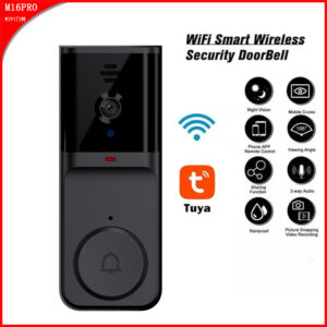 M16 Wireless WiFi Video Doorbell With Infrared Two-Way Intercom And Surveillance Camera