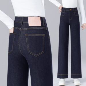 Slimming Plus-size Cropped Wide-leg Pants