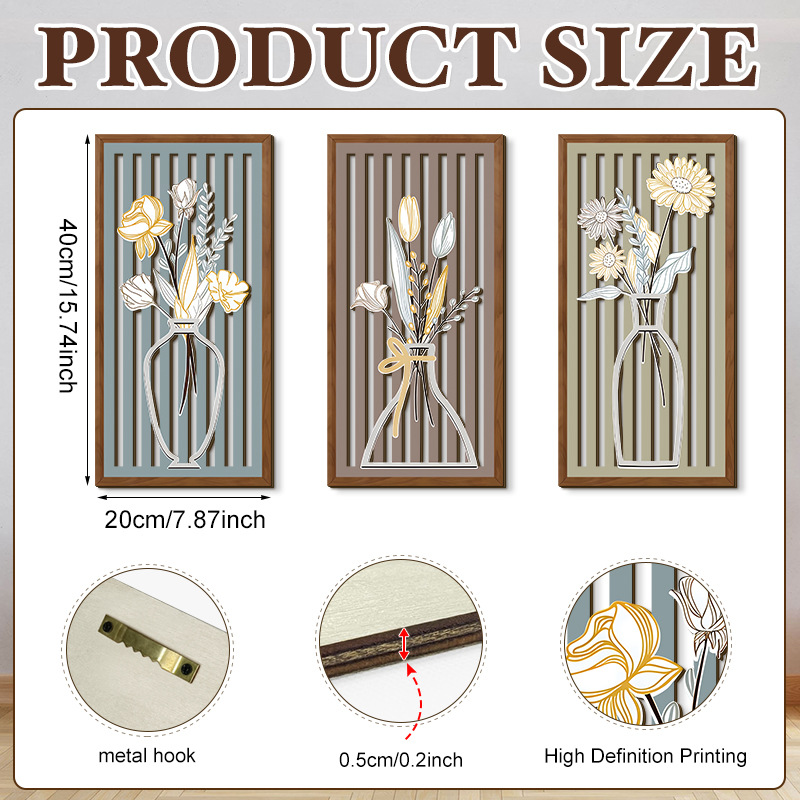 Household Wooden Craft Wall Decoration - Image 93