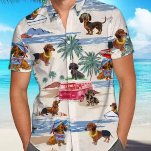 Dog Lover Casual Printed Shirt