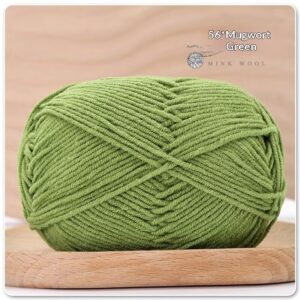 4-ply Combed Milk Cotton Yarn Ball For Dolls Blankets And Hair Clips Suitable For Crochet