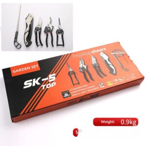 Gardening Five-Piece Pruning Shears And Bypass Saw Tool Set