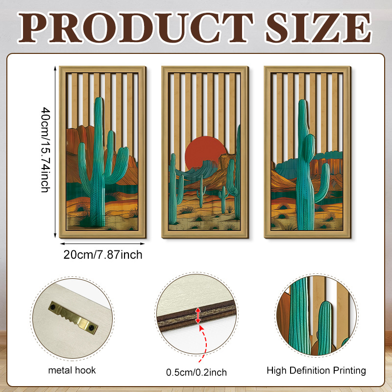 Household Wooden Craft Wall Decoration - Image 86