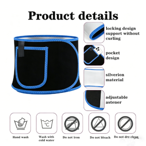 Men Women Waist Trimmer Belt Hot Sweat Wrap Tummy Stomach Weight Loss Fat Burner