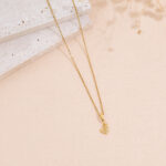 A Delicate And Small Heart-shaped Stainless Steel Pendant Necklace