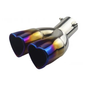 Thickened Stainless Steel Heart-Shaped Exhaust Muffler